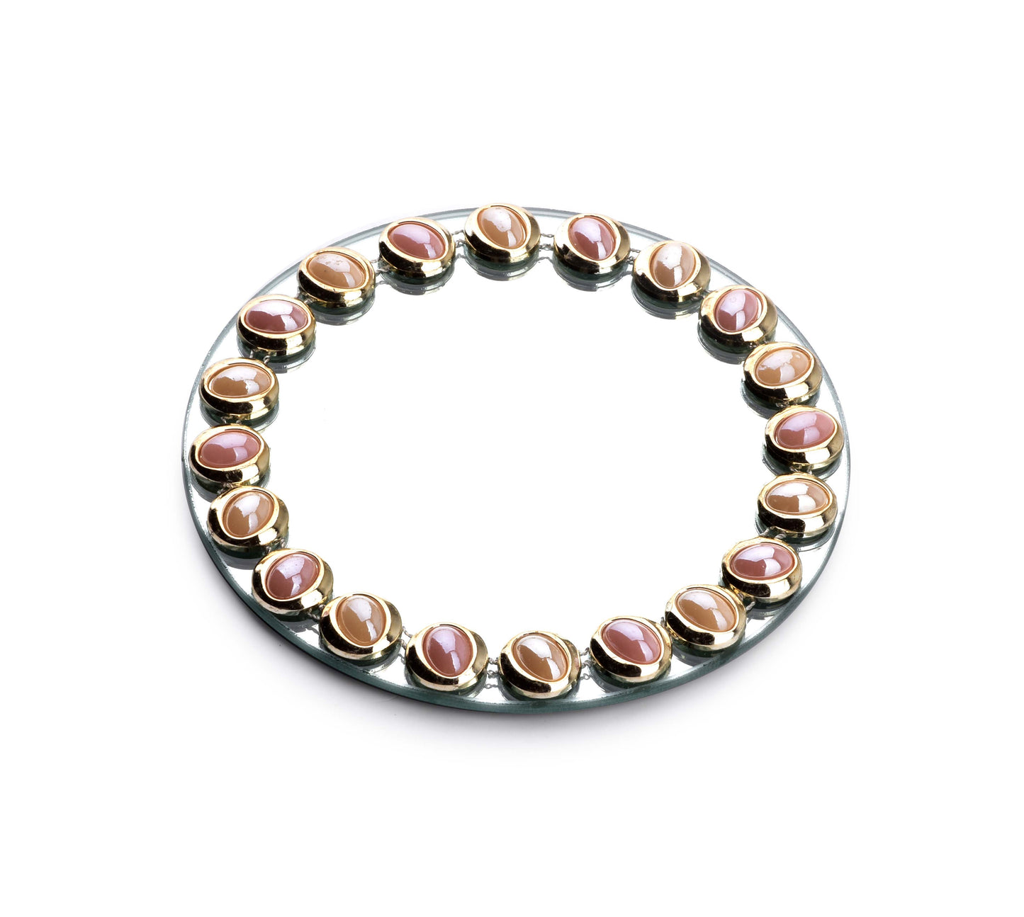 ELIA PINK Podstawka art. dekoracyjny śr:15xh1cm Mondex