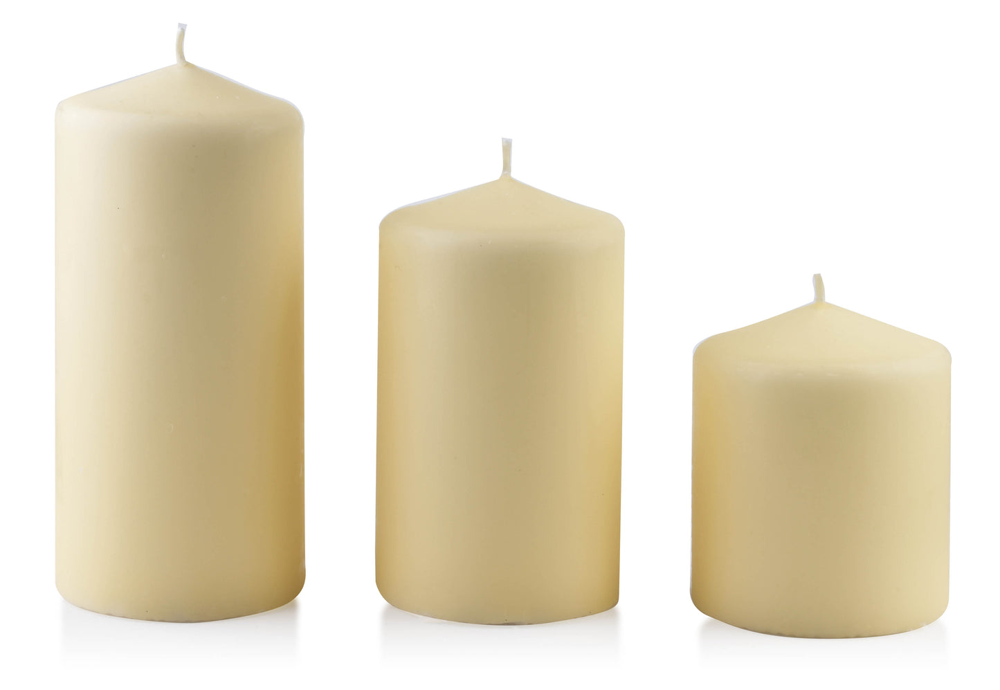 Świeca CLASSIC CANDLES walec duży 8xh18cm kremowa Mondex