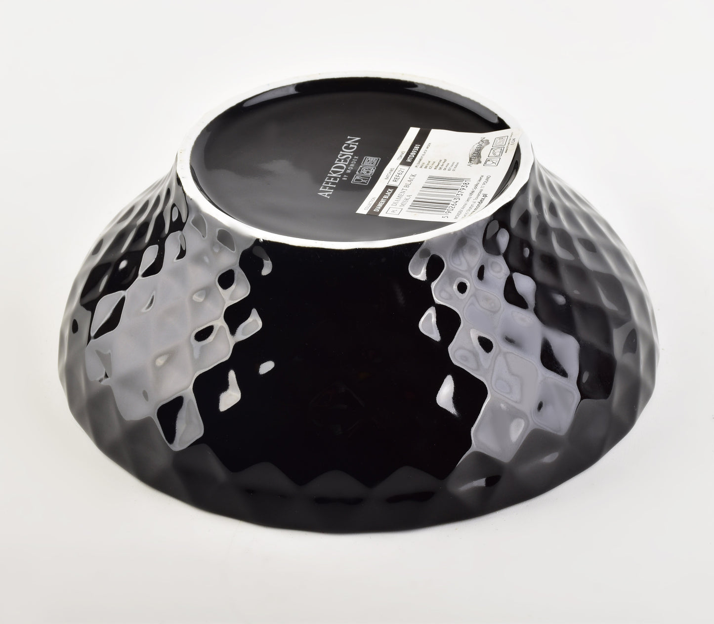 DIAMENT BLACK Miska 17,5x7cm 700ml Affekdesign By Mondex