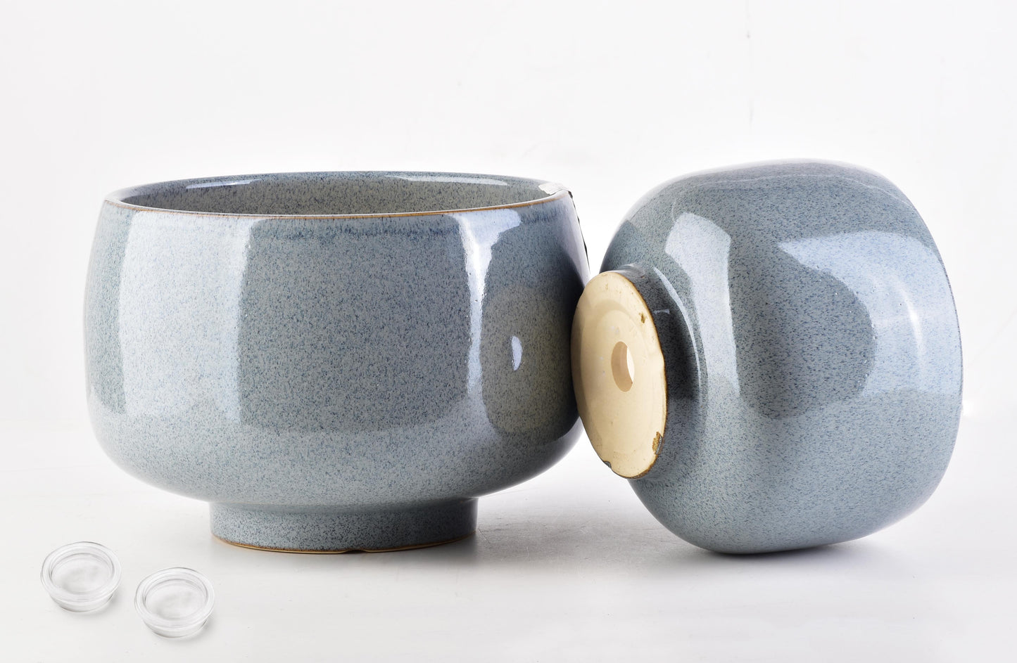 NEVA Komplet 2 osłonek XL23xh16cm L17xh13cm błękitna nakrapiana Mondex