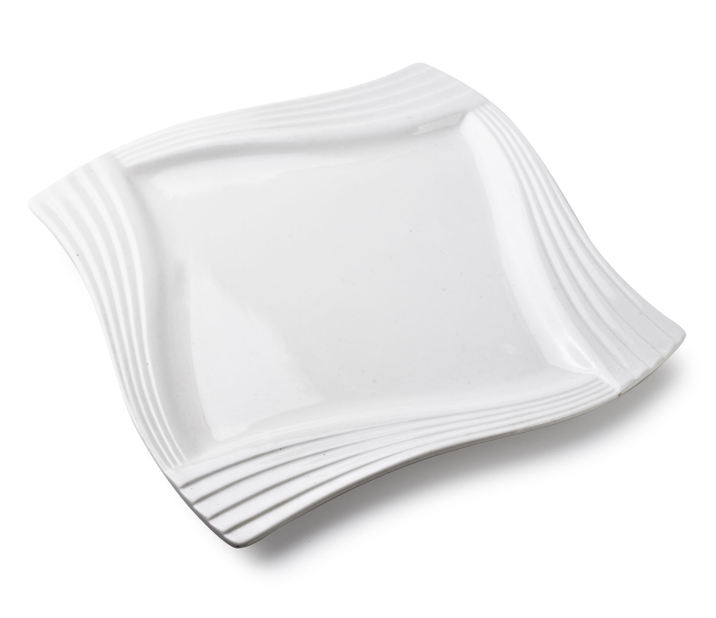 BASIC Talerz płaski FALA 24x32,5h1,5cm Mondex
