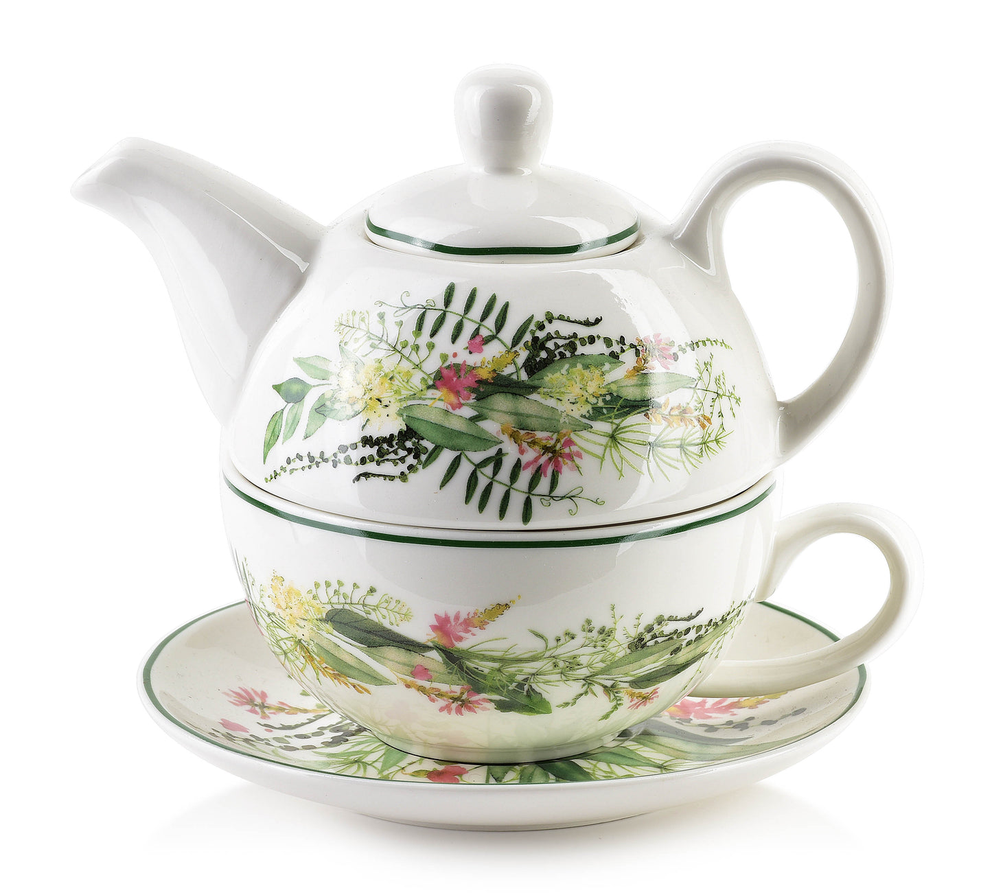 IDYLLIC Dzbanek z filiżanką TEA FOR ONE400ml/300ml Affekdesign By Mondex