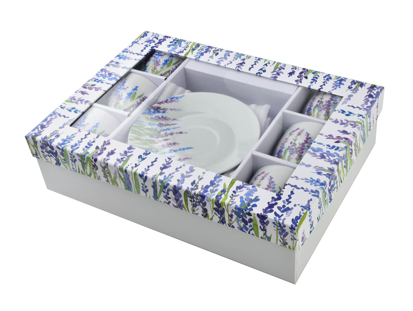 JOY Komplet 6 filiżanek ze spodkiem 250ml Affekdesign By Mondex