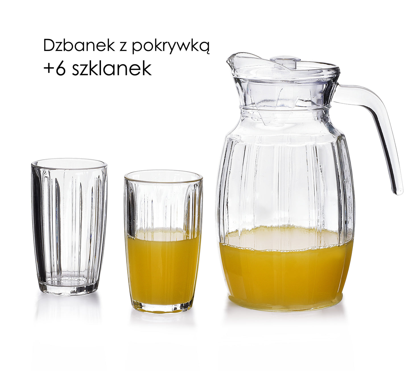 SOFIA Komplet dzbanek i 6 szklanek2L, 6x310ml Mondex