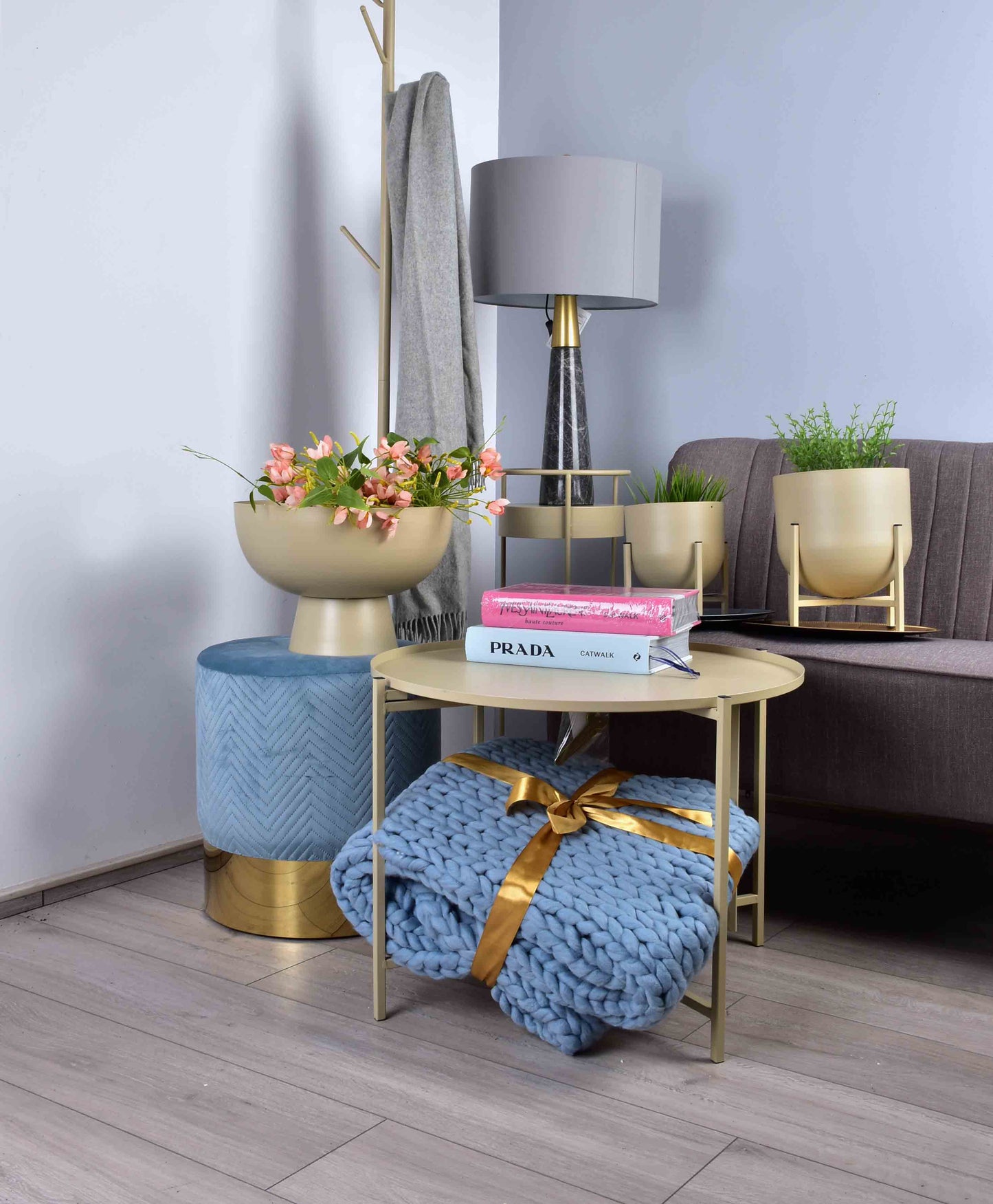 SWEN BEIGE Komplet 2 osłonek 24xh26cm/18.5xh21cm Mondex