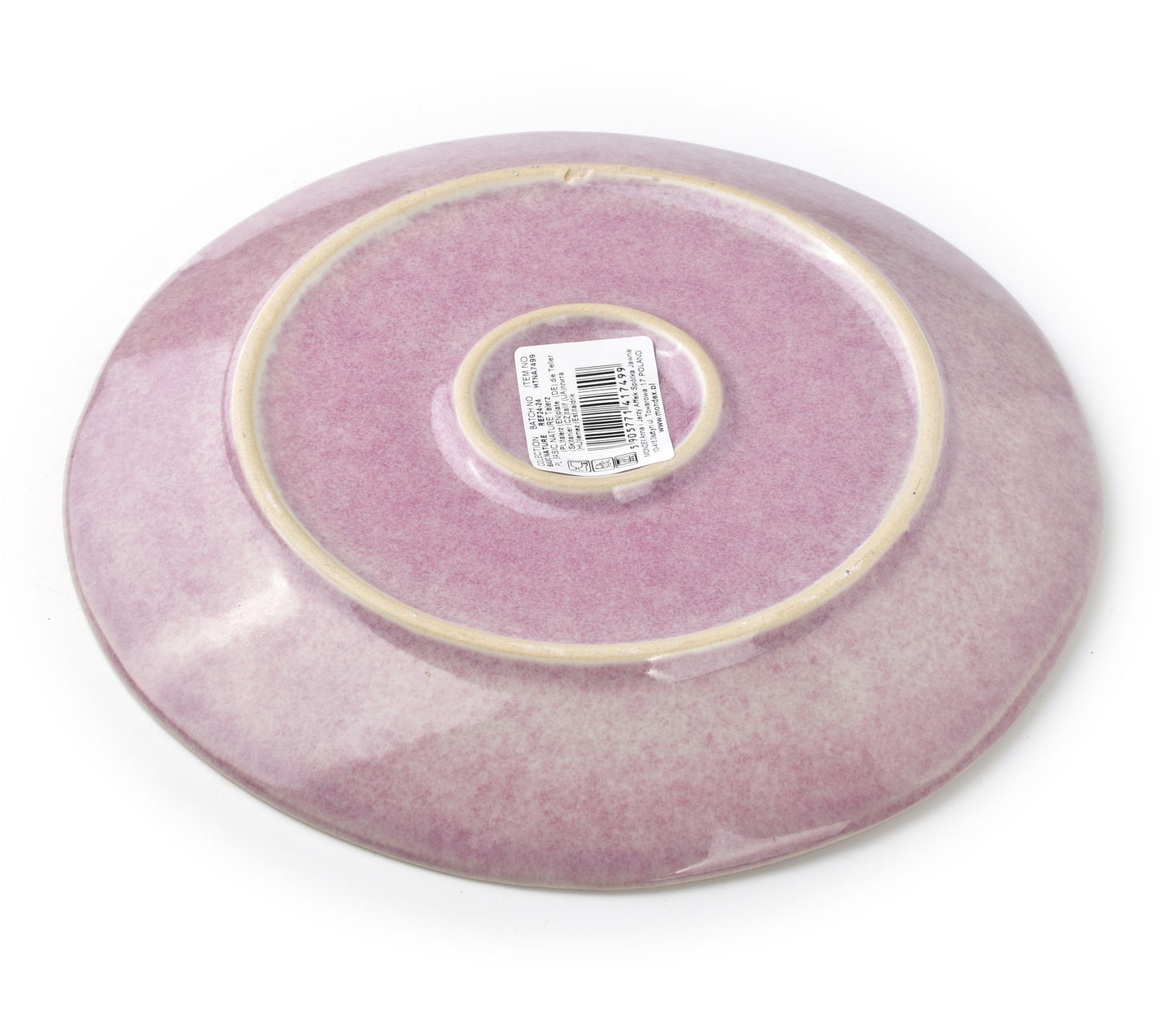 BASIC NATURE Talerz 22,5xh2,5cm Mondex