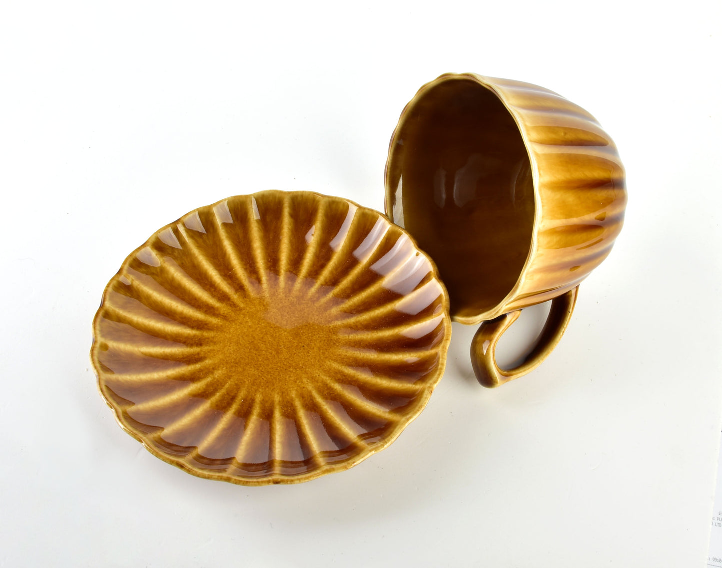 EVIE HONEY Filiżanka ze spodkiem 300ml Affekdesign By Mondex