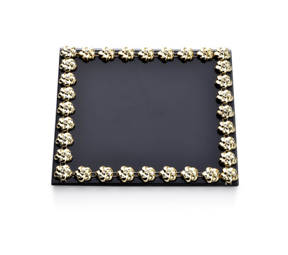 ELIA BLACK Podstawka art. dekoracyjny 15x15xh1cm Mondex