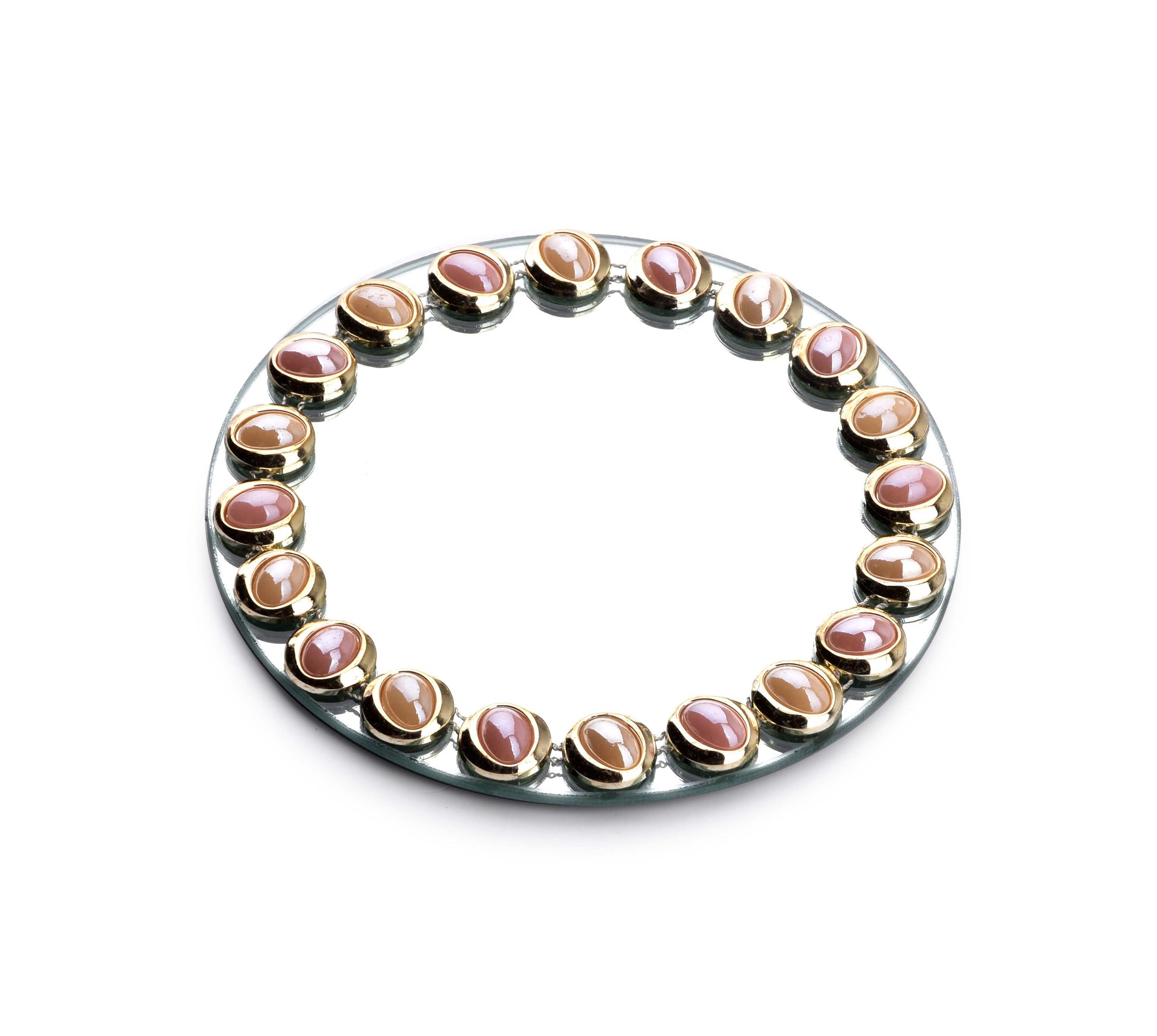 ELIA PINK Podstawka art. dekoracyjny śr:15xh1cm Mondex