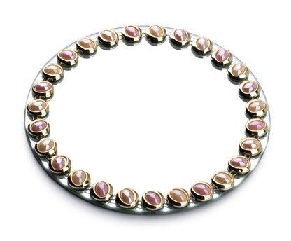 ELIA PINK Podstawka art. dekoracyjny śr:20xh1cm Mondex