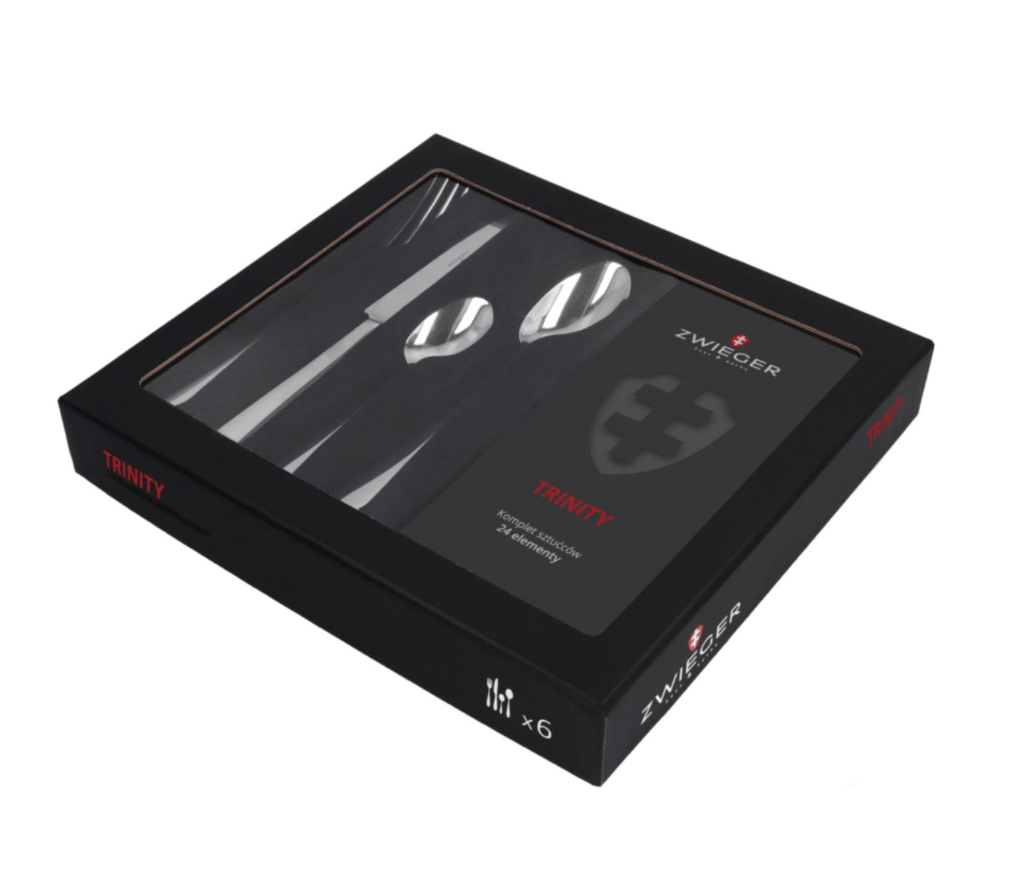 ZWIEGER TRINITY Komplet 24szt sztućców Mondex