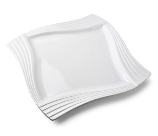 BASIC Talerz płaski FALA 24x32,5h1,5cm Mondex