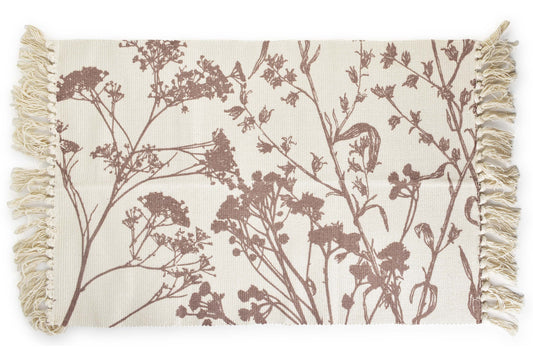 FLORAL Dywanik 60x90cm zioła, brązowy Mondex