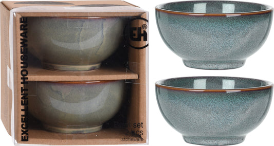 KOMPLET 2 MISEK DO SERWOWANIABOHO 320ML 11,5X5,5CM Mondex