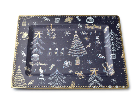 BLANCHE FESTIVE Podstawka artykuł dekorł dekoracyjny 31,5x25xh1,5cm Mondex