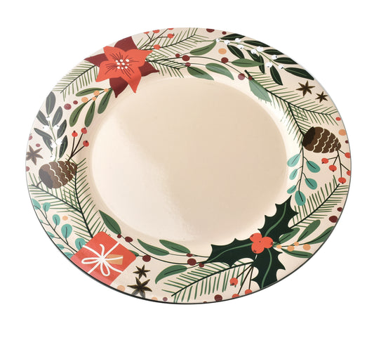 BLANCHE FESTIVE Podtalerz artykuł dekoracyjny 33xh2cm Mondex