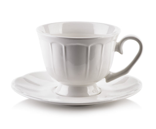 HELLA Filiżanka ze spodkiem 250ml15,5xh8cm Affekdesign By Mondex