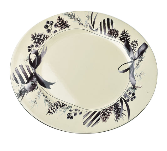 BLANCHE FESTIVE Podtalerz artykuł dekoracyjny 33xh2cm Mondex