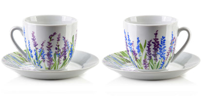 JOY Komplet 6 filiżanek ze spodkiem 250ml Affekdesign By Mondex