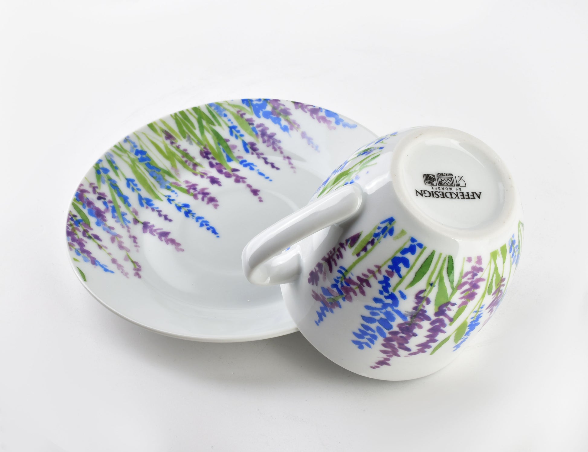 JOY Komplet 6 filiżanek ze spodkiem 250ml Affekdesign By Mondex