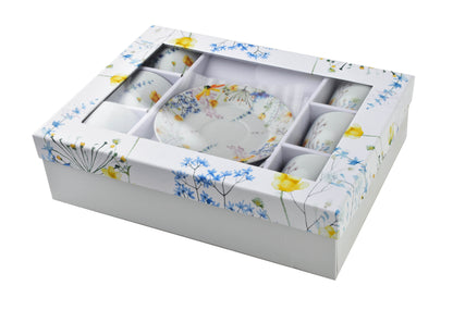 JOY Komplet 6 filiżanek ze spodkiem 250ml Affekdesign By Mondex