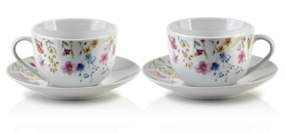 JOY Komplet 2 filiżanek ze spodkiem 245ml Affekdesign By Mondex