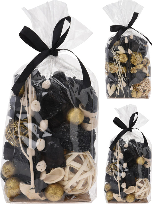 POTPOURRI CZARNO-ZŁOTE 200GR Mondex