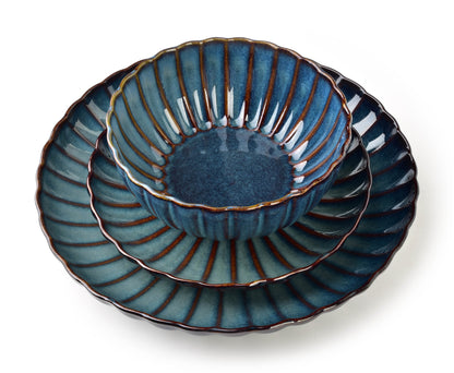 EVIE DARK Talerz deserowy 20,5xh3cm Affekdesign By Mondex