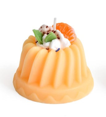 Świeca PYCHOTKA 6x4,5cm parafinowa żółta Mondex