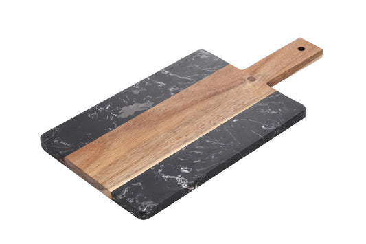 MODERN KITCHEN Deska do serwowania 38x18cm czarno-brązowa Allesken