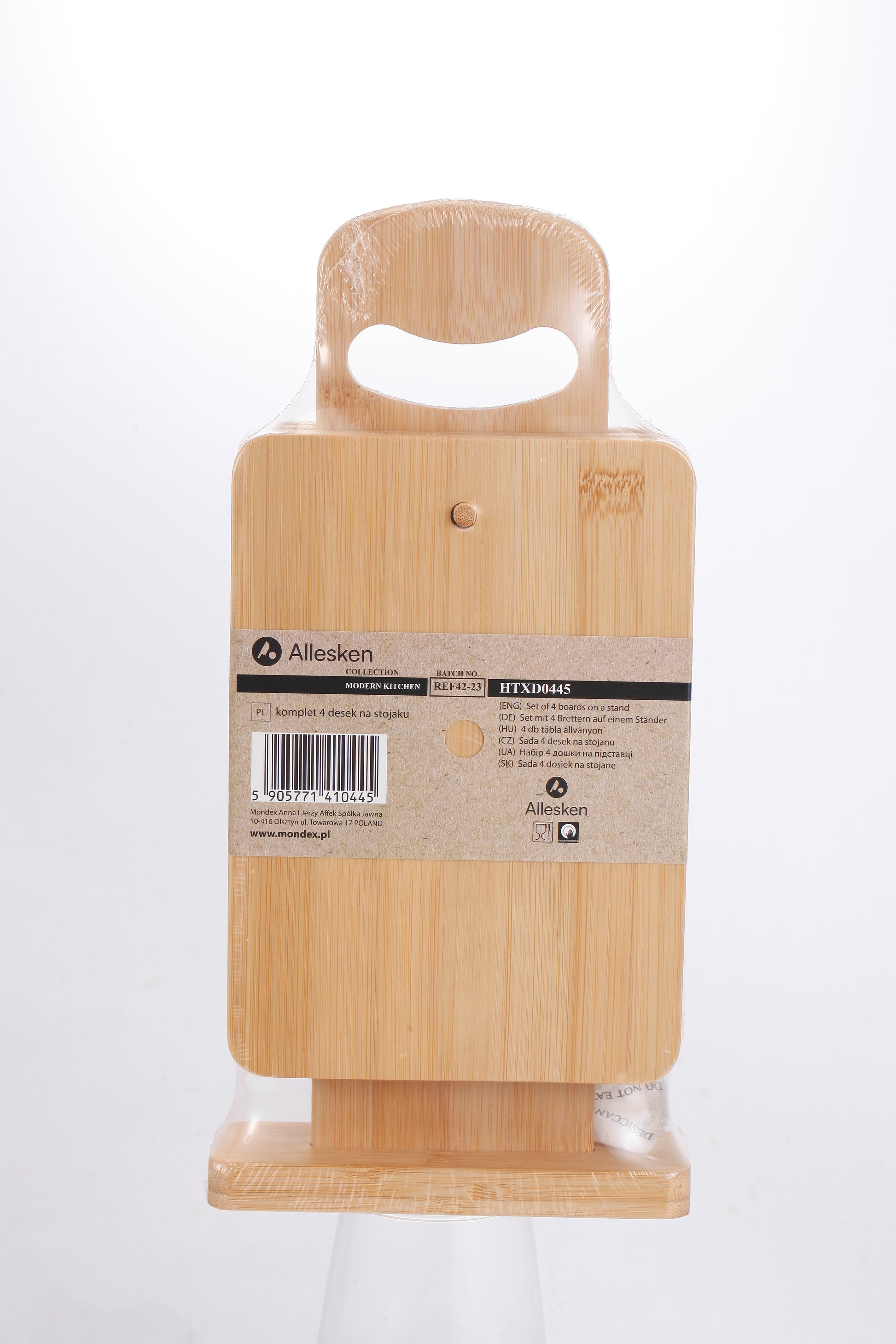MODERN KITCHEN Komplet 4 desek na stojaku 15x5,5x31cm Allesken