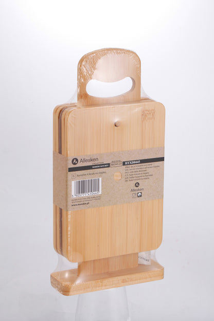 MODERN KITCHEN Komplet 4 desek na stojaku 15x5,5x31cm Allesken