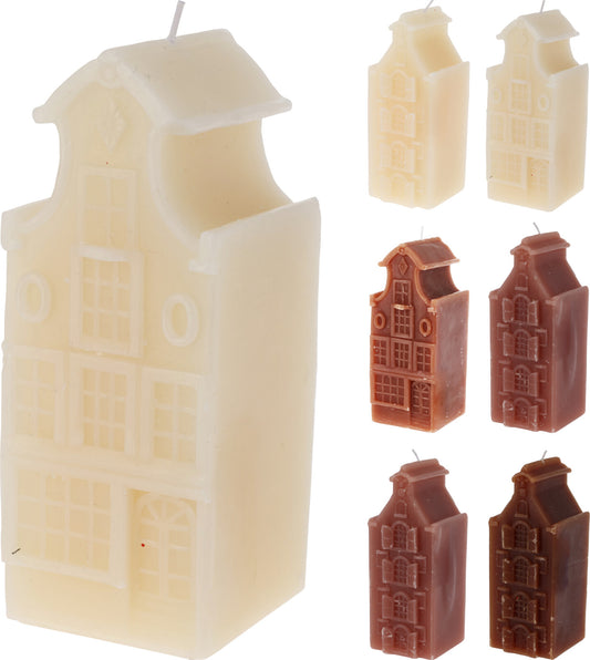 ŚWIECA DOM 16cm mix wzór DESIGN Mondex