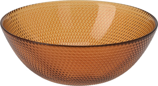 MISKA SZKLANA ŚREDNICA 15CM BURSZTYNOWA Mondex