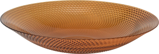 MISKA SZKLANA ŚREDNICA 40CM BURSZTYNOWA Mondex