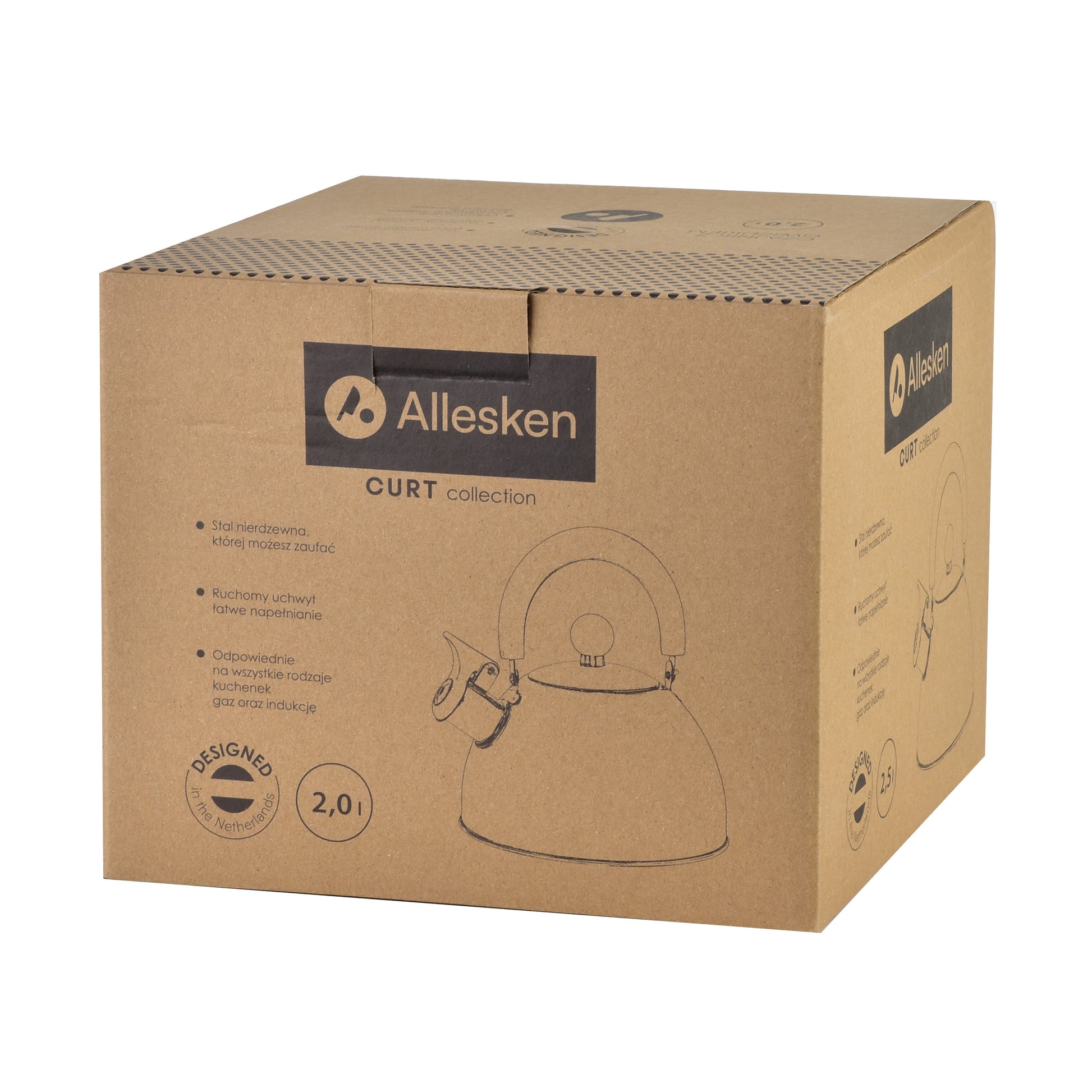 CURT GREY Czajnik 2,0L Allesken