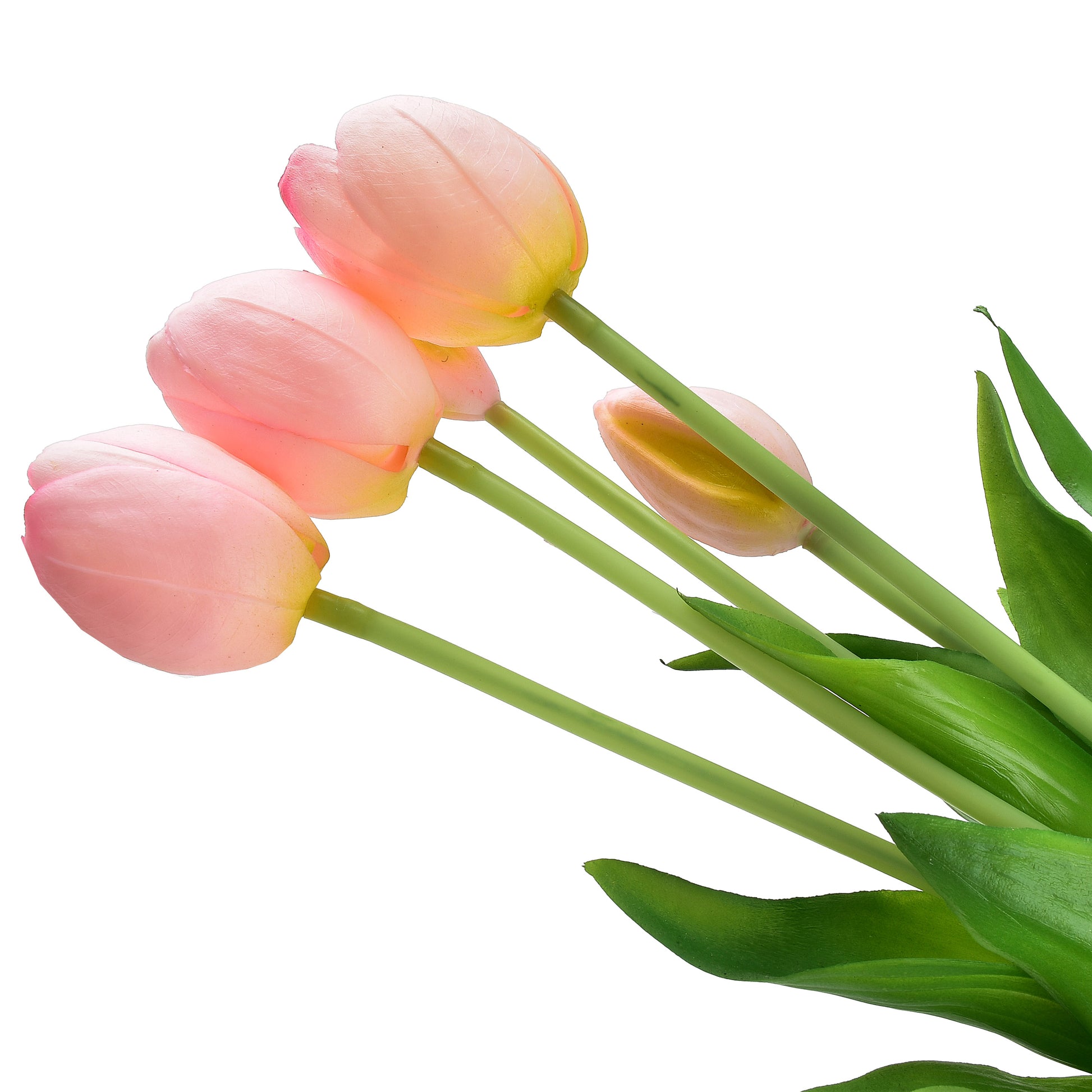 VIRIDIS Kwiat sztuczny Bukiet 5 tulipanów różowe 40cm Mondex Since 1986R
